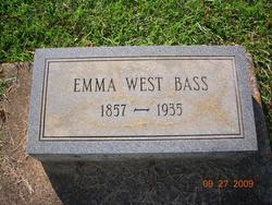 Emary R. “Emma” <I>West</I> Bass 