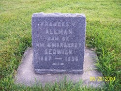 Frances Vernon <I>Sedwick</I> Allman 