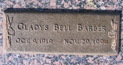 Gladys Bell <I>Sanders</I> Barber 