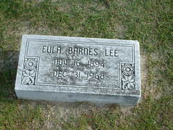 Eula Ethel <I>Barnes</I> Lee 