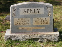 Alice Miranda <I>Billingsley</I> Abney 
