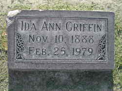 Ida Ann <I>Clark</I> Griffin 