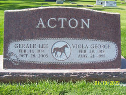 Viola <I>George</I> Acton 