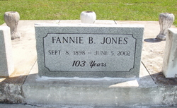 Fannie <I>Burney</I> Jones 