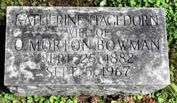 Katherine Elizabeth <I>Hagedorn</I> Bowman 