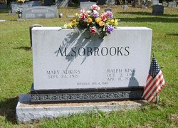 Mary <I>Adkins</I> Alsobrooks 