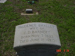 Prudence “Prudie” <I>Smalley</I> Barnett 