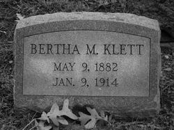 Bertha Maud <I>Pilkington</I> Klett 