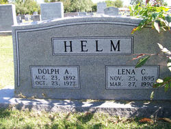 Lena Van <I>Carl</I> Helm 