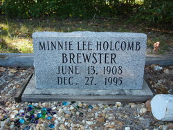 Minnie Lee <I>Holcomb</I> Brewster 