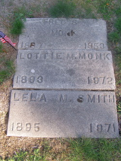 Lottie M <I>Snyder</I> Monk 