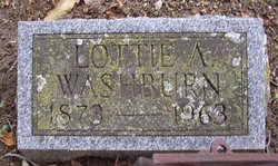 Charlotte A “Lottie” <I>Lightcap</I> Washburn 