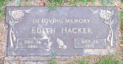 Edith <I>Raines</I> Hacker 