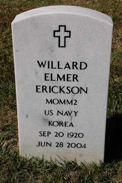 Willard Elmer “Will” Erickson 