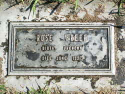 Rose <I>Joe</I> Freer 