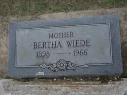 Bertha <I>Eickenhorst</I> Wiede 