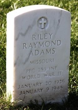 PFC Riley Raymond Adams 