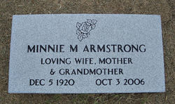 Minnie Mable <I>Shipman</I> Armstrong 