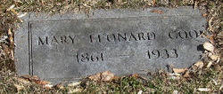 Mary Elizabeth <I>Leonard</I> Cook 
