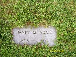 Janet M Adair 