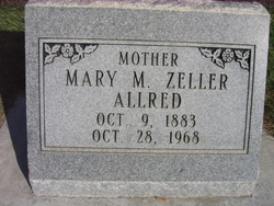 Mary Magdelina <I>Zeller</I> Allred 
