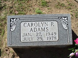 Carolyn Pearl <I>Adams</I> Adams 