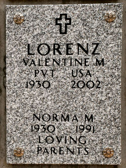 Valentine M “Val” Lorenz 