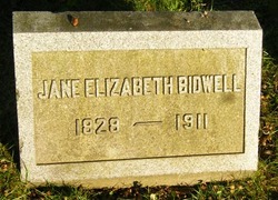 Jane Elizabeth <I>Boardman</I> Bidwell 