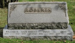 Kate <I>Errett</I> Roberts 