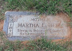 Martha Elizabeth <I>Bevill</I> Bell 
