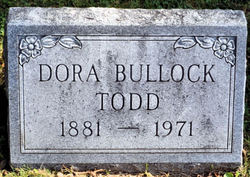 Dora Lee <I>Bullock</I> Todd 