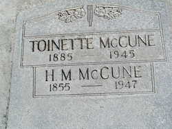 Horace M McCune 