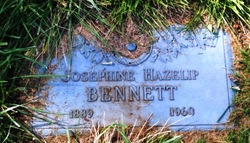 Josephine <I>Hazelip</I> Bennett 