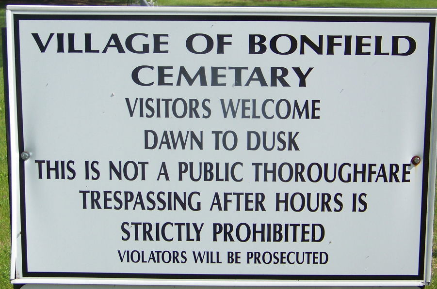 Bonfield Cemetery