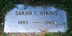Sarah “Sadie” <I>Cronin</I> Atkins 