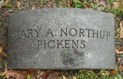 Mary A <I>Northup</I> Pickens 
