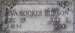 Eva L. <I>Brewster</I> Booker Burson 