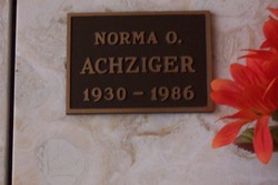 Norma Olive <I>Bone</I> Achziger 