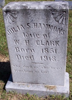 Julia S. <I>Hammons</I> Clark 