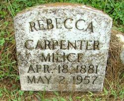Rebecca Leonore <I>Carpenter</I> Milice 