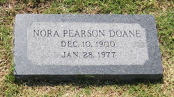 Nora Belle <I>Pearson</I> Doane 