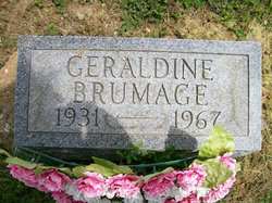 Geraldine Edna <I>Hammer</I> Brumage 