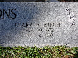 Clara <I>Albrecht</I> Lyons 