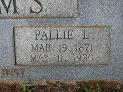 Pallie Lee <I>Cannon</I> Sims 