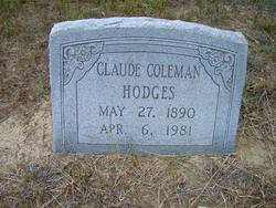Claude <I>Coleman</I> Hodges 