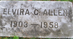 Elvira Grace <I>Currier</I> Allen 