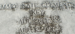 Mary Kate <I>Clements</I> Key 