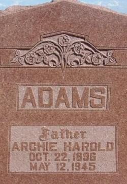 Archie Harold Adams 
