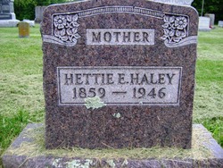 Hettie E <I>Yager</I> Haley 