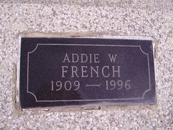 Addie Winona <I>Cox</I> French 